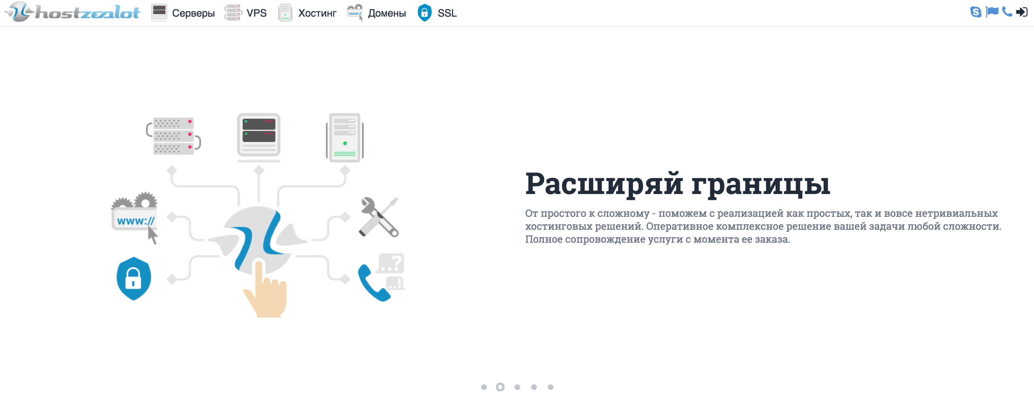 Lanzamiento de un nuevo sitio web hostzealot.ru