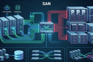 ¿Qué hace que una red de área de almacenamiento (SAN) sea esencial para los centros de datos modernos?