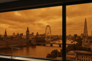 Conversión de ventanas en paneles solares: se presenta una nueva tecnología en Londres