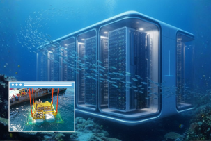 El primer centro de datos submarino refrigerado con agua del mar y alimentado con energía eólica