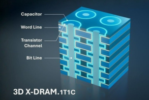 El futuro en capas: 3D X-DRAM deja atrás la teoría