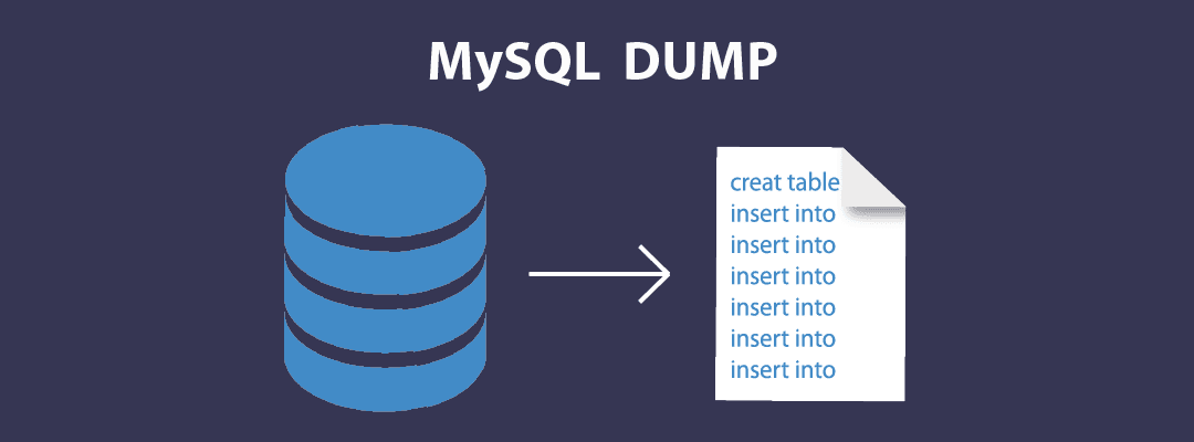 Cómo hacer un volcado de MySQL